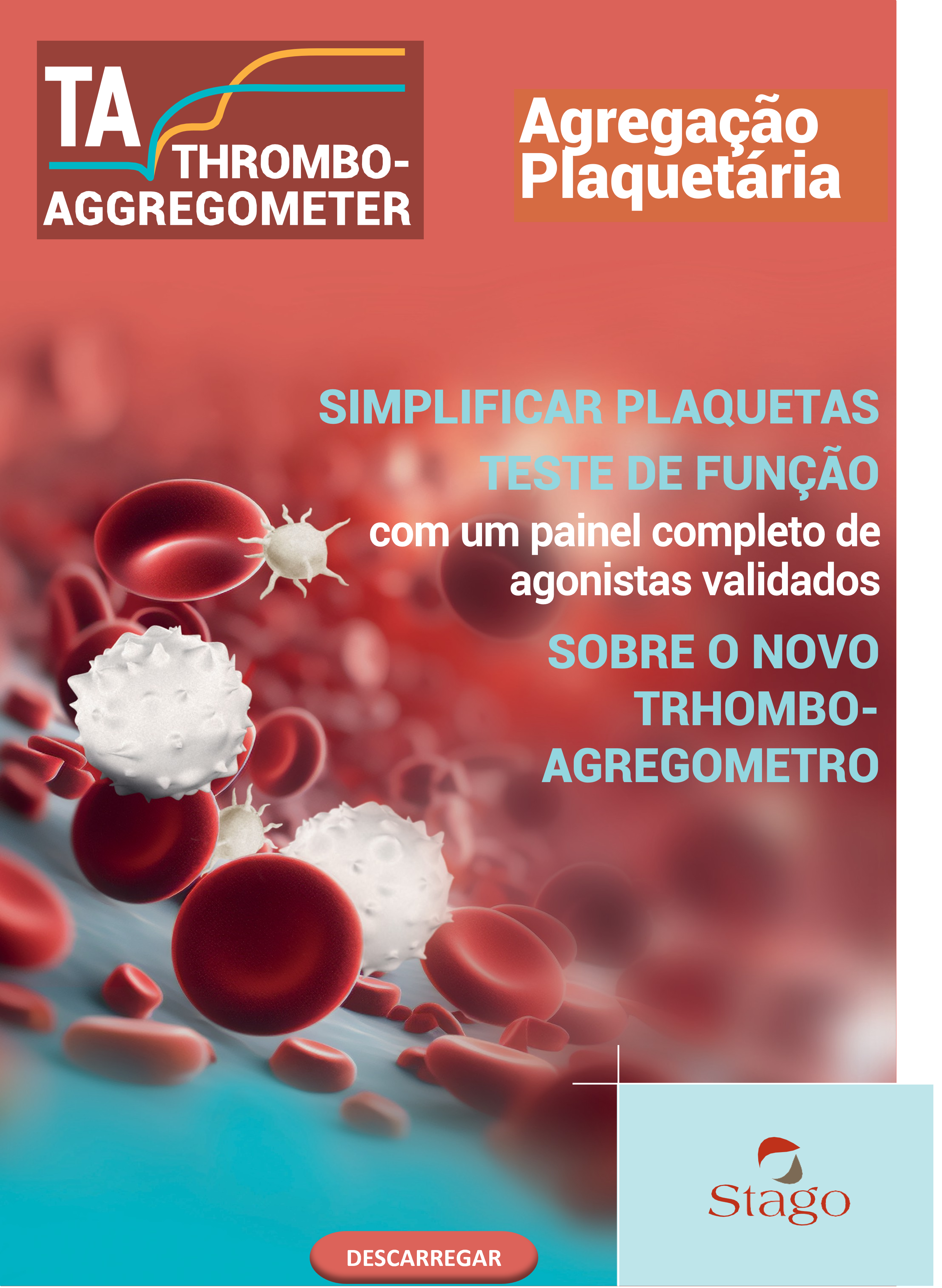 Imagem para descarregar a brochura da Linha de Agregação Plaquetária